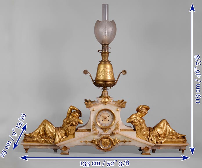 Émile Louis PICAULT (sculptor), Alphonse Mathieu Paris (clock maker),  Émile Louis PICAULT (sculptor), Alphonse Mathieu Paris (clock maker),