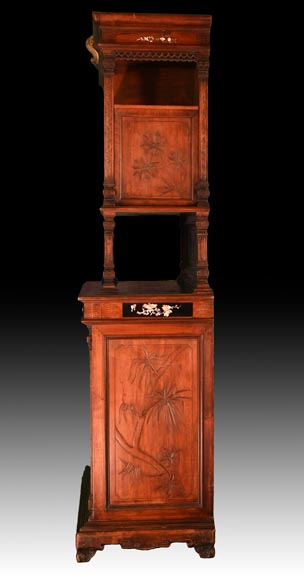 Gabriel VIARDOT (attributed to), Japanese furniture with mother-of-pearl inlaid panels, late 19th century Gabriel VIARDOT (attributed to), Japanese furniture with mother-of-pearl inlaid panels, late 19th century-10