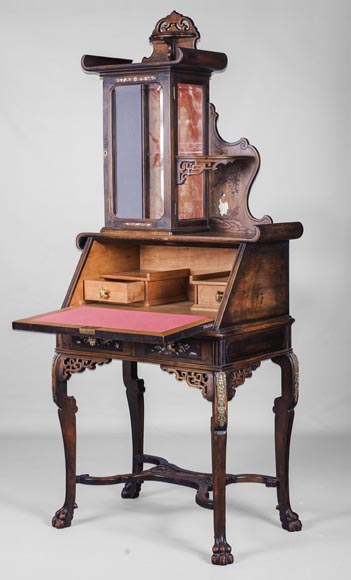 Japanese style secretary-showcase Japanese style secretary-showcase-1