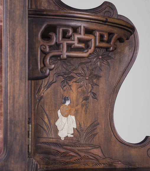 Japanese style secretary-showcase Japanese style secretary-showcase-5