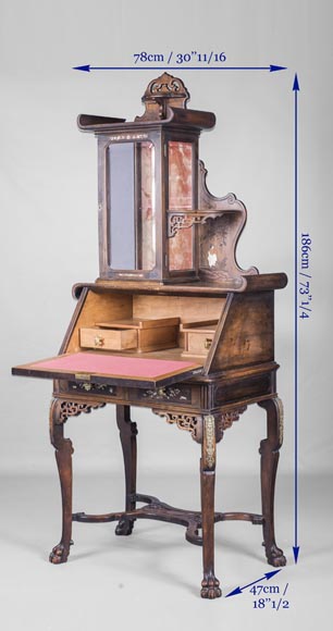 Japanese style secretary-showcase Japanese style secretary-showcase-11