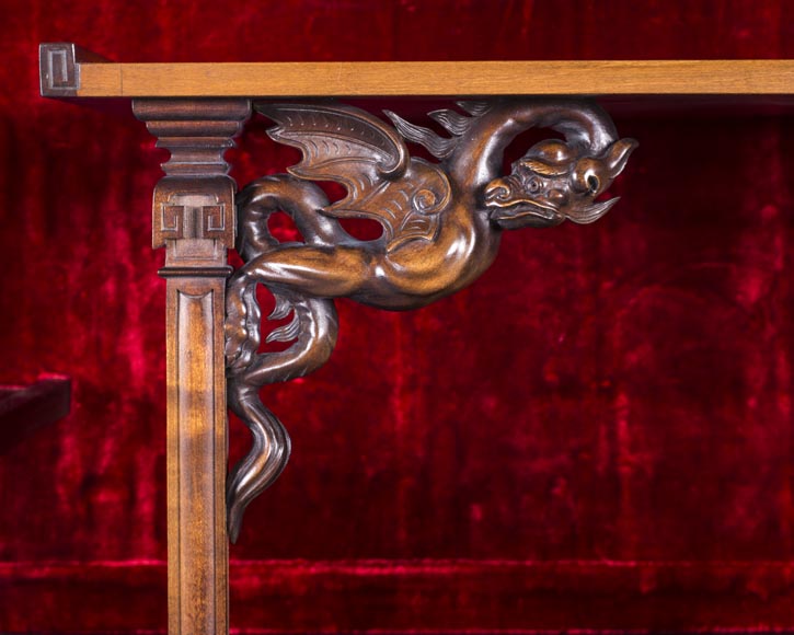 Gabriel VIARDOT (1830-1906) - Japanese style display cabinet Gabriel VIARDOT (1830-1906) - Japanese style display cabinet-3