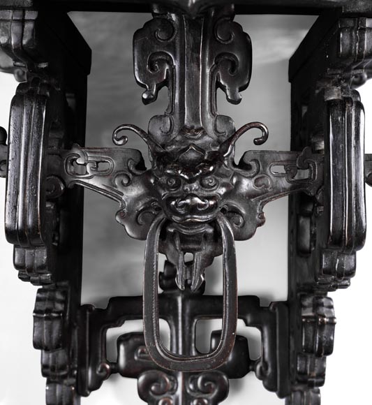 Eugène-Frédéric PIAT (1827-1903) - Pair of Japanese wall brackets, a similar model of which belonged to Sarah Bernhardt Eugène-Frédéric PIAT (1827-1903) - Pair of Japanese wall brackets, a similar model of which belonged to Sarah Bernhardt-3