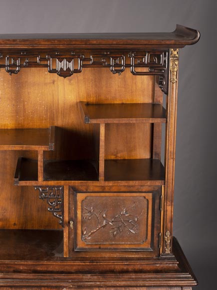 Gabriel VIARDOT (1830-1906) - A small Japanese style secretary Gabriel VIARDOT (1830-1906) - A small Japanese style secretary-4