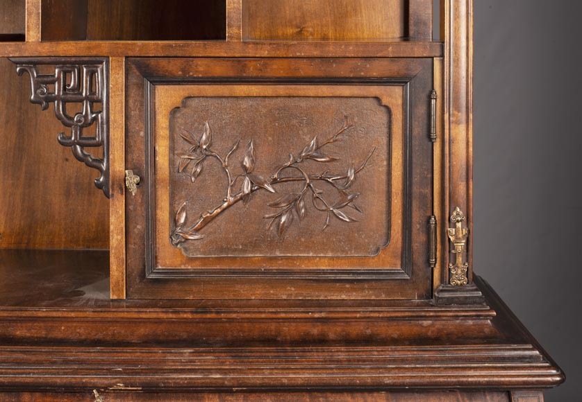 Gabriel VIARDOT (1830-1906) - A small Japanese style secretary Gabriel VIARDOT (1830-1906) - A small Japanese style secretary-6