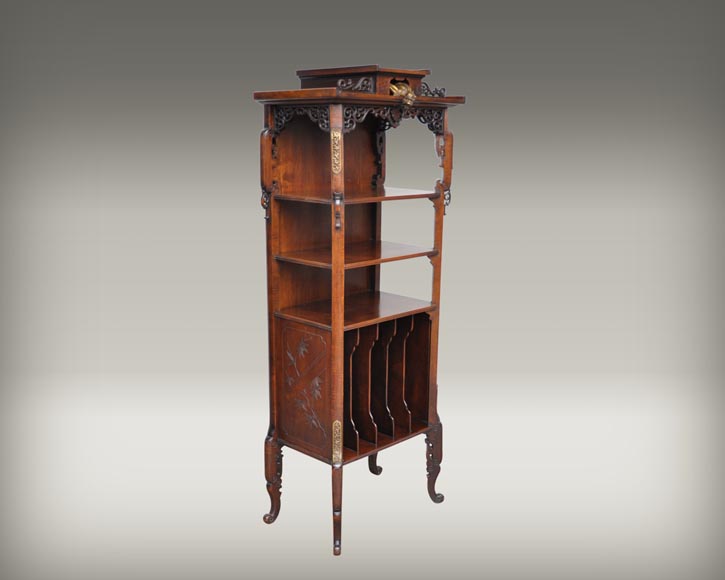 Gabriel VIARDOT (attributed to) - Japanese style cupboard with dragon Gabriel VIARDOT (attributed to) - Japanese style cupboard with dragon-1