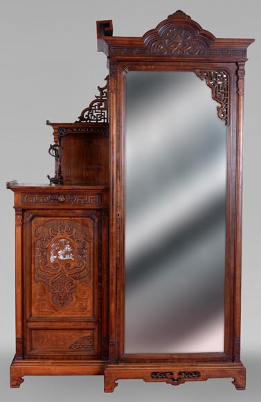 Very beautiful Japanese bedroom furniture in sycamore Very beautiful Japanese bedroom furniture in sycamore-1