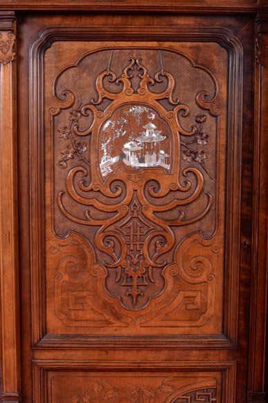 Very beautiful Japanese bedroom furniture in sycamore Very beautiful Japanese bedroom furniture in sycamore-11