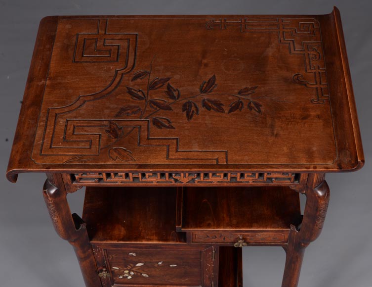 Very beautiful Japanese bedroom furniture in sycamore Very beautiful Japanese bedroom furniture in sycamore-17