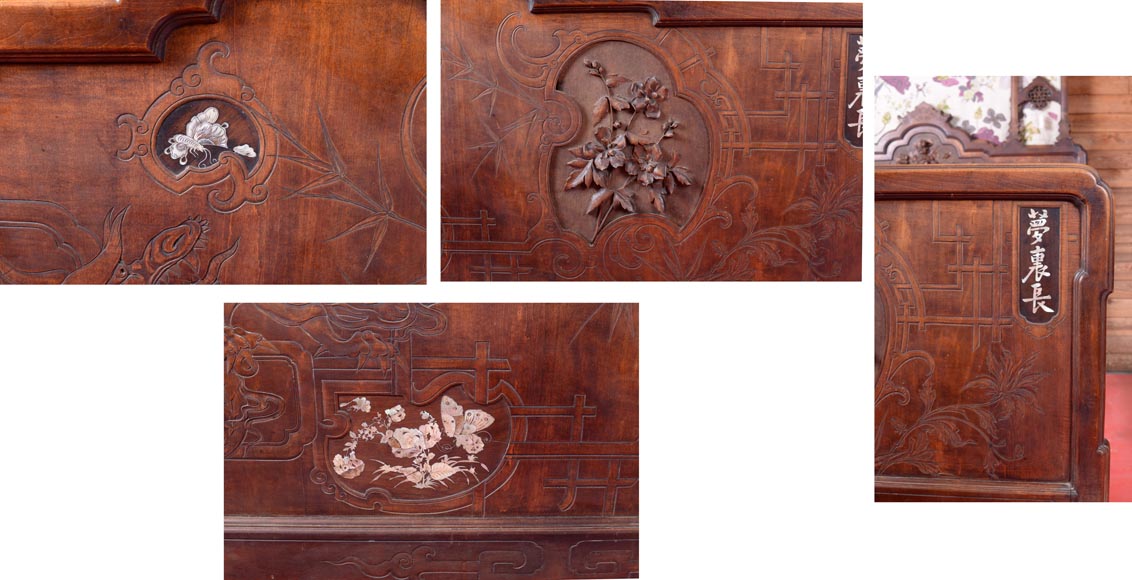 Very beautiful Japanese bedroom furniture in sycamore Very beautiful Japanese bedroom furniture in sycamore-30