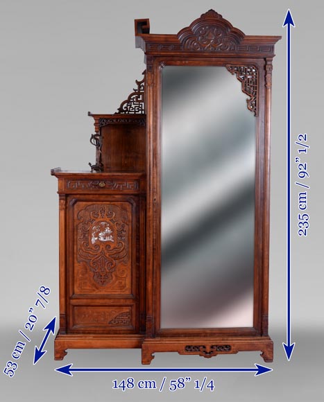 Very beautiful Japanese bedroom furniture in sycamore Very beautiful Japanese bedroom furniture in sycamore-32