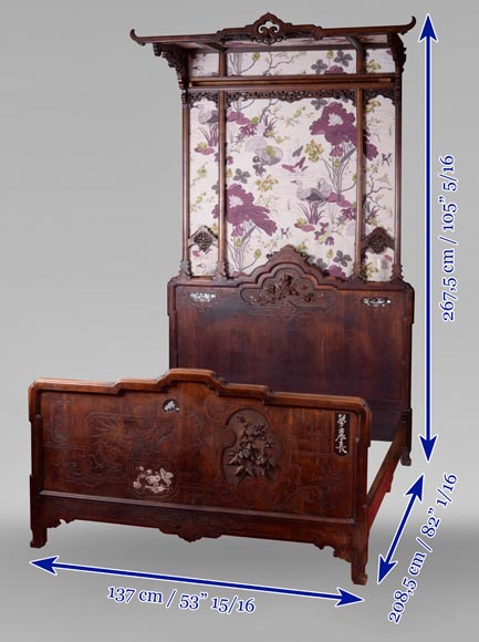 Very beautiful Japanese bedroom furniture in sycamore Very beautiful Japanese bedroom furniture in sycamore-34