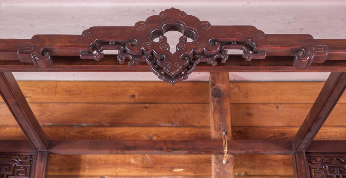 Gabriel Viardot (attributed to) - Japanese style bed with mother-of-pearl marquetery Gabriel Viardot (attributed to) - Japanese style bed with mother-of-pearl marquetery-1