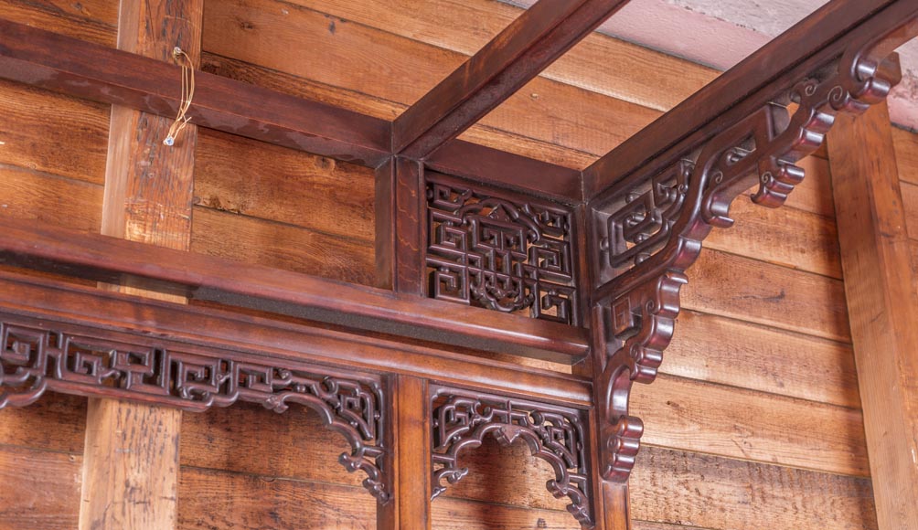 Gabriel Viardot (attributed to) - Japanese style bed with mother-of-pearl marquetery Gabriel Viardot (attributed to) - Japanese style bed with mother-of-pearl marquetery-2