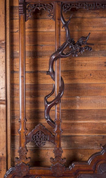 Gabriel Viardot (attributed to) - Japanese style bed with mother-of-pearl marquetery Gabriel Viardot (attributed to) - Japanese style bed with mother-of-pearl marquetery-3