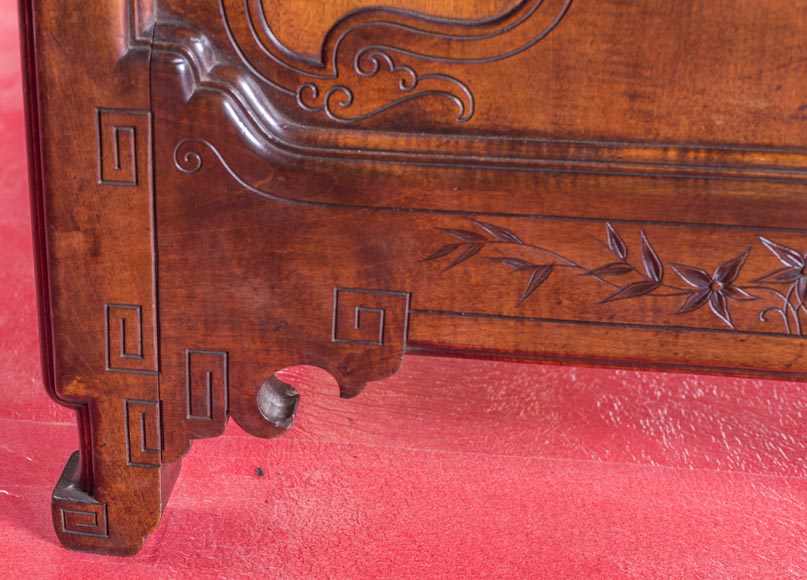 Gabriel Viardot (attributed to) - Japanese style bed with mother-of-pearl marquetery Gabriel Viardot (attributed to) - Japanese style bed with mother-of-pearl marquetery-12