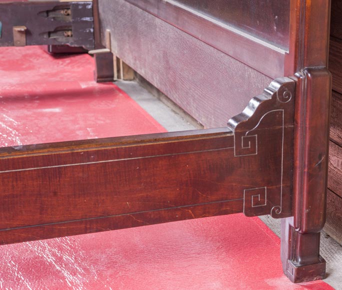 Gabriel Viardot (attributed to) - Japanese style bed with mother-of-pearl marquetery Gabriel Viardot (attributed to) - Japanese style bed with mother-of-pearl marquetery-13