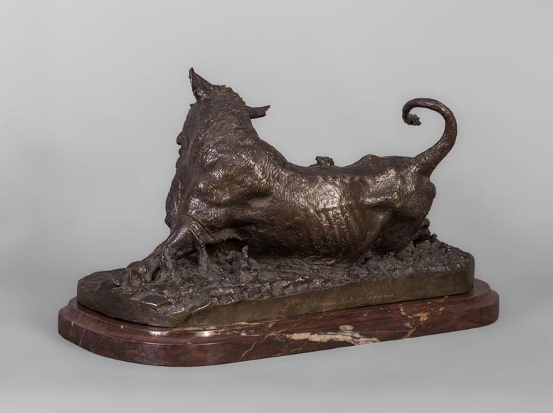 Christophe FRATIN (1801-1864), Taureau à la grenouille (A Bull With a Frog) Christophe FRATIN (1801-1864), Taureau à la grenouille (A Bull With a Frog)-6