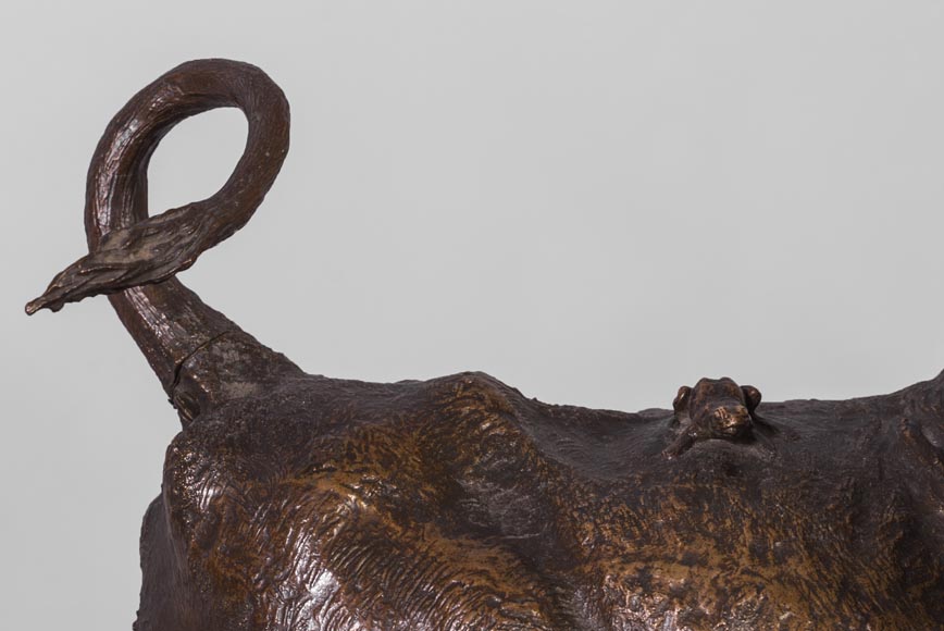 Christophe FRATIN (1801-1864), Taureau à la grenouille (A Bull With a Frog) Christophe FRATIN (1801-1864), Taureau à la grenouille (A Bull With a Frog)-7