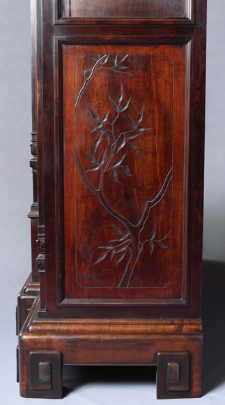 GABRIEL VIARDOT (attr. to) - Bedroom furniture composed of a wardrobe  and a bed in tinted sycamore GABRIEL VIARDOT (attr. to) - Bedroom furniture composed of a wardrobe  and a bed in tinted sycamore-19