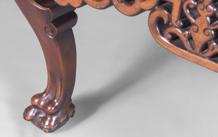 Cyrille RUFFIER DES AIMES (1844-1916) - Set of two chairs and an armchair inspired by the Far East Cyrille RUFFIER DES AIMES (1844-1916) - Set of two chairs and an armchair inspired by the Far East-3