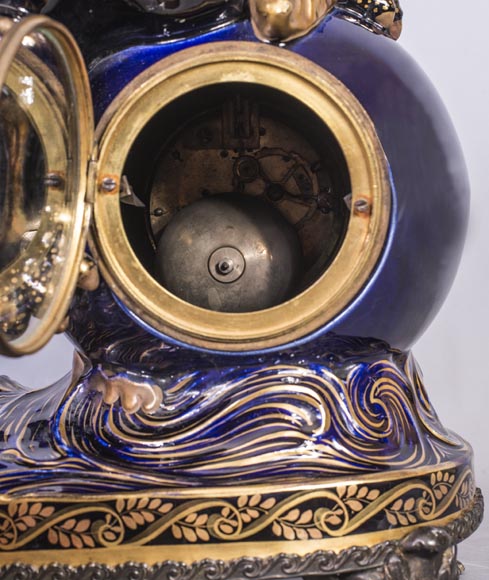 Japanese style clock set with Fô dog Japanese style clock set with Fô dog-13