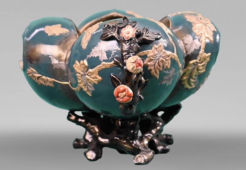 Nature made vase, (Attributed to) Émile GALLÉ for the Lunéville factory Nature made vase, (Attributed to) Émile GALLÉ for the Lunéville factory-2