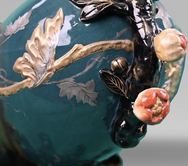 Nature made vase, (Attributed to) Émile GALLÉ for the Lunéville factory Nature made vase, (Attributed to) Émile GALLÉ for the Lunéville factory-5