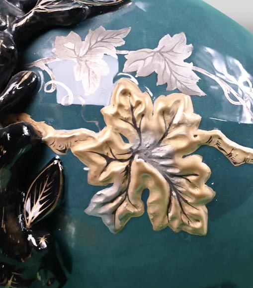 Nature made vase, (Attributed to) Émile GALLÉ for the Lunéville factory Nature made vase, (Attributed to) Émile GALLÉ for the Lunéville factory-9