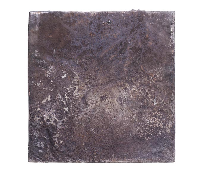 Beautiful cast iron fireback with the wedding coat of arms of the marquis de Vichy and Claude-Josèphe-Marie de Saint-Georges Beautiful cast iron fireback with the wedding coat of arms of the marquis de Vichy and Claude-Josèphe-Marie de Saint-Georges-5