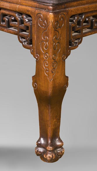 Gabriel VIARDOT (attributed to) - Set of two dragon chairs Gabriel VIARDOT (attributed to) - Set of two dragon chairs-10