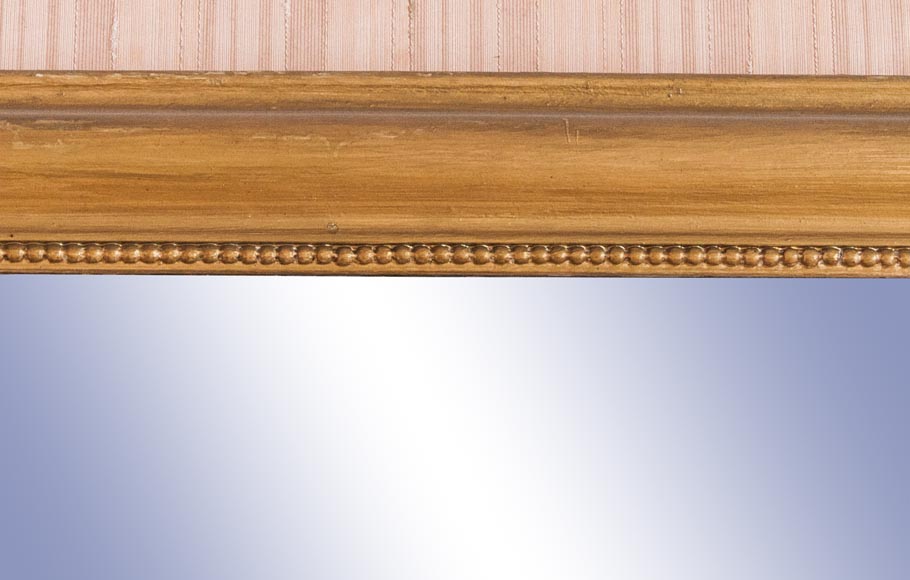 An antique Louis XVI style overmantel with pearls An antique Louis XVI style overmantel with pearls-1