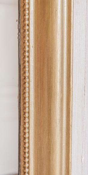 An antique Louis XVI style overmantel with pearls An antique Louis XVI style overmantel with pearls-2