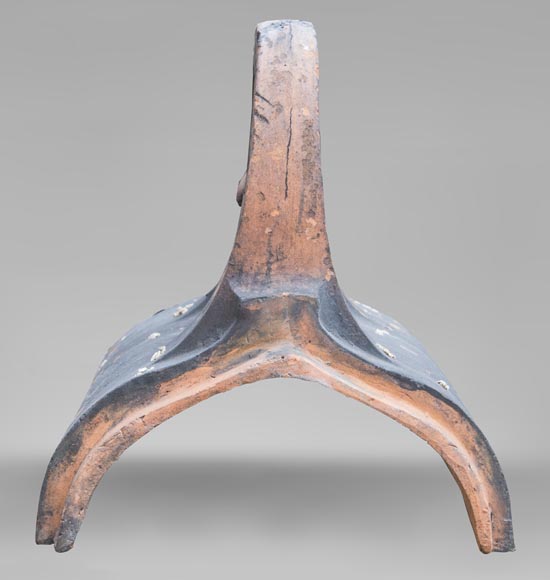 Set of terracotta ridge tiles Set of terracotta ridge tiles-1