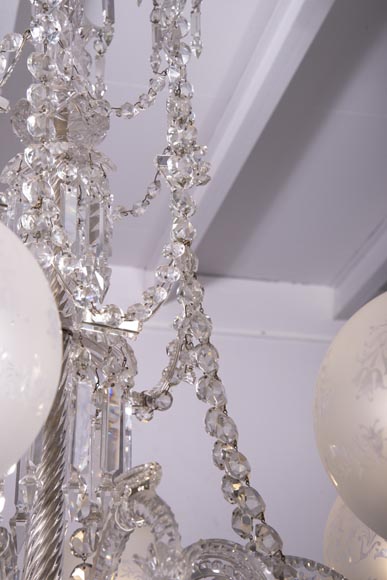 BACCARAT Crystal - Chandelier with six lights BACCARAT Crystal - Chandelier with six lights-2