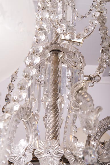 BACCARAT Crystal - Chandelier with six lights BACCARAT Crystal - Chandelier with six lights-5