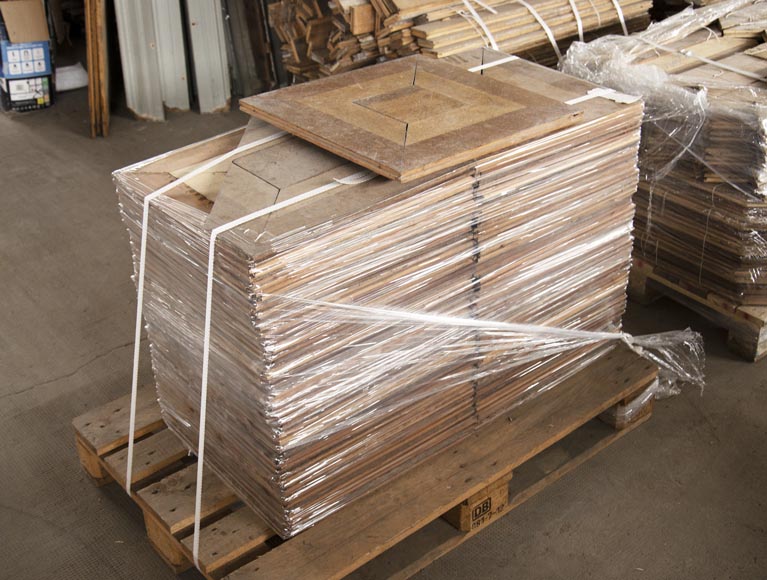 Set of parquet panels of different wood species, from the 20th century Set of parquet panels of different wood species, from the 20th century-5