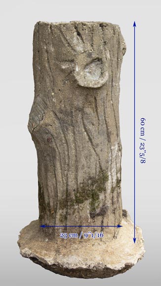 Set of Rocaille style cement posts Set of Rocaille style cement posts-10