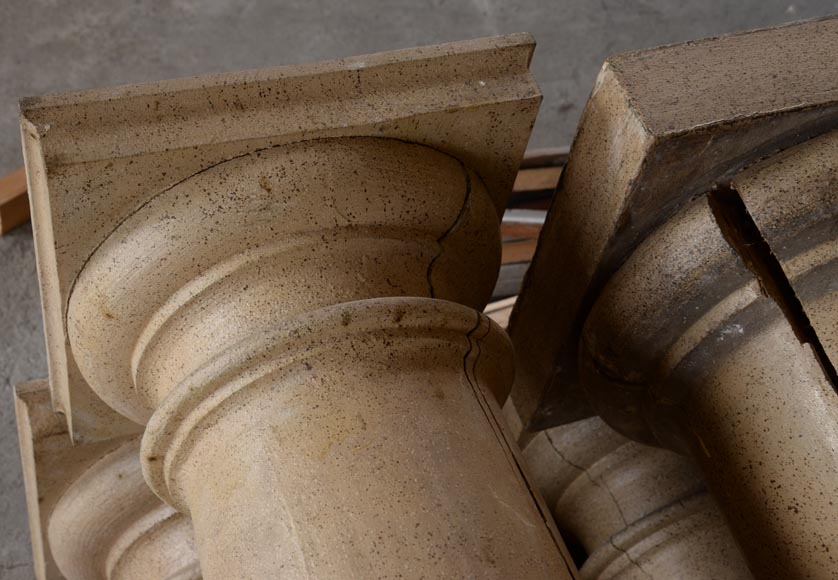 Batch of six antic Doric columns Batch of six antic Doric columns-8