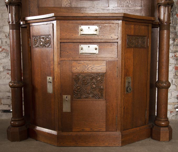 Viking style dining room in oak Viking style dining room in oak-6