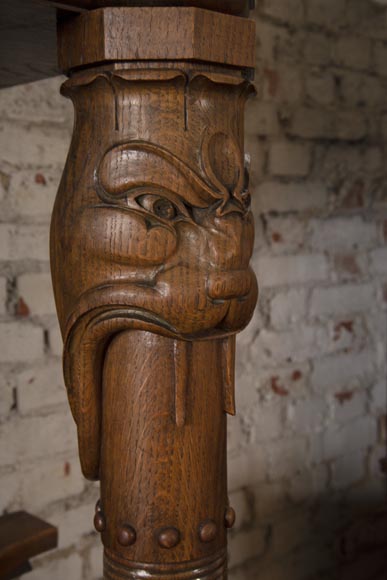 Viking style dining room in oak Viking style dining room in oak-10