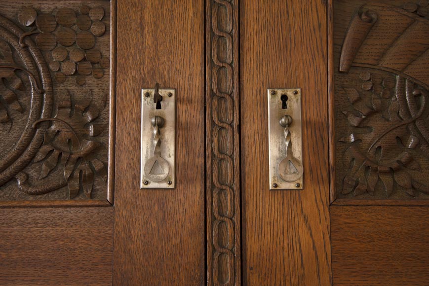 Viking style dining room in oak Viking style dining room in oak-11