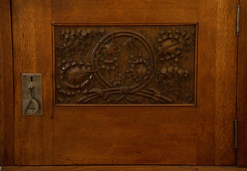 Viking style dining room in oak Viking style dining room in oak-13