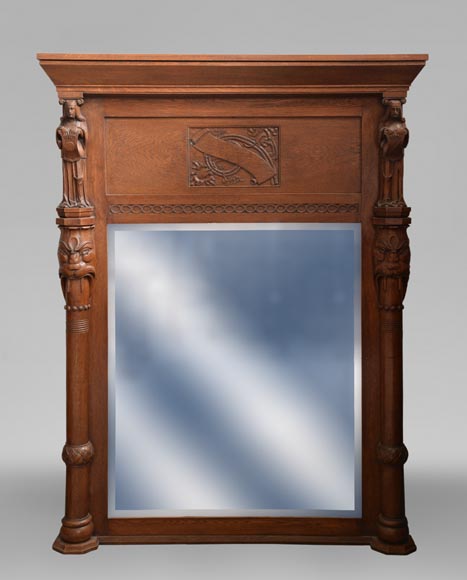 Oak dining room, decoration inspired by Nordic mythology Oak dining room, decoration inspired by Nordic mythology-5