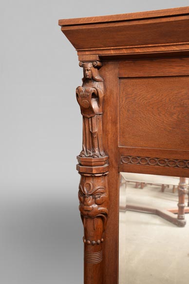 Oak dining room, decoration inspired by Nordic mythology Oak dining room, decoration inspired by Nordic mythology-6