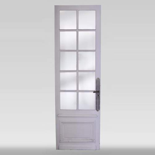 Simple door with small mirrors