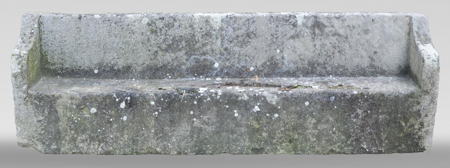 Antique stone garden bench Antique stone garden bench-0