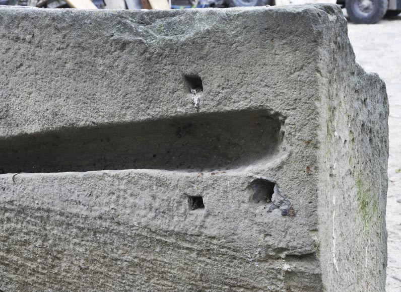 Antique stone garden bench Antique stone garden bench-9