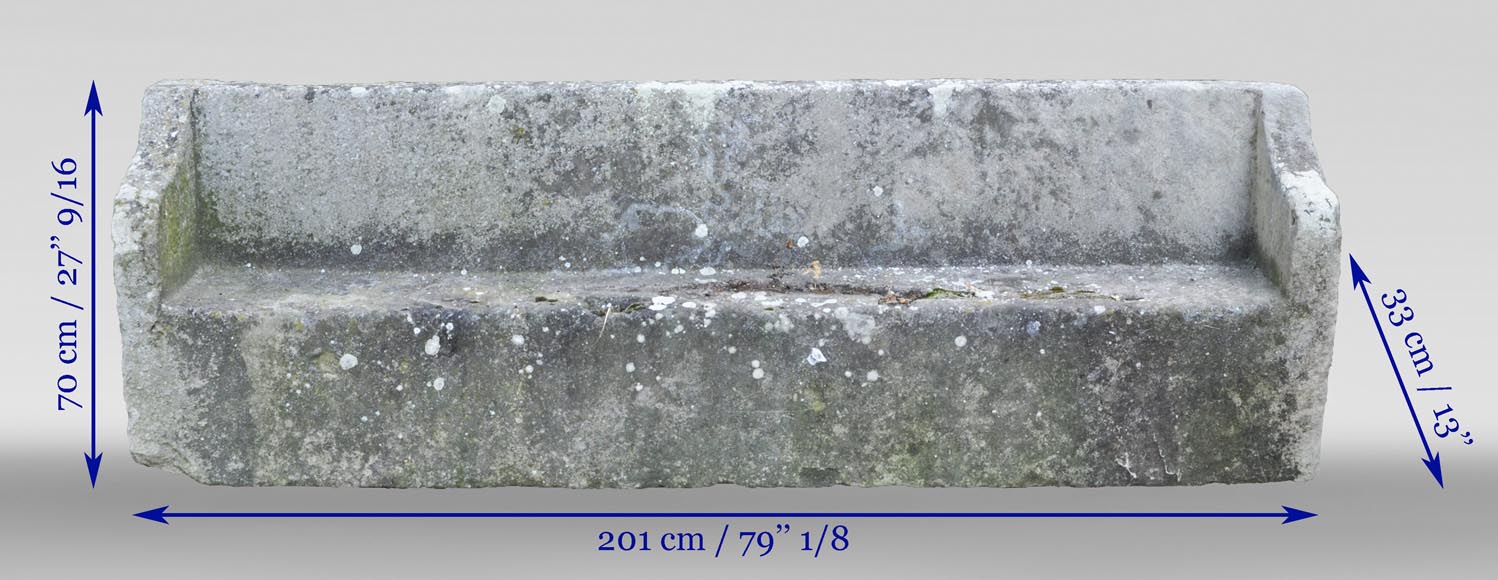 Antique stone garden bench Antique stone garden bench-10