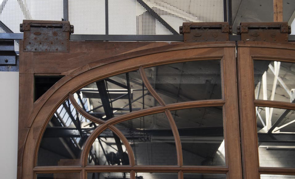 Large walnut sliding door Large walnut sliding door-2